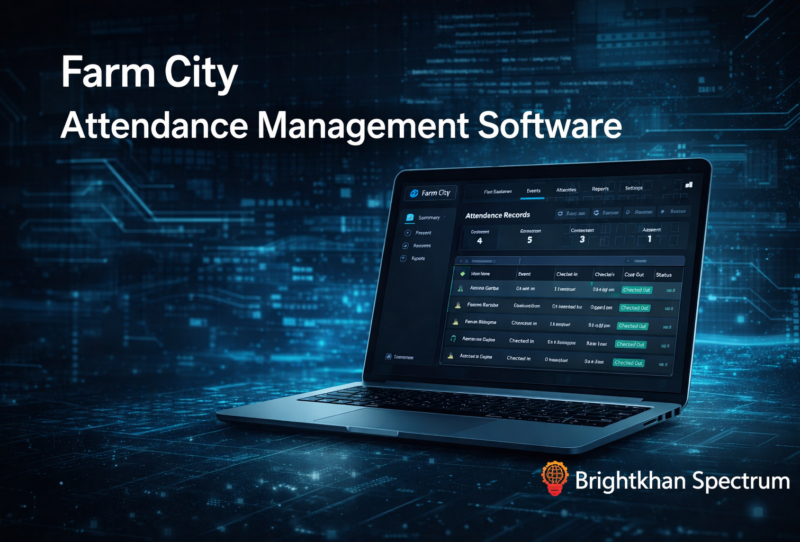 Farm City Attendance Software by Brightkhan